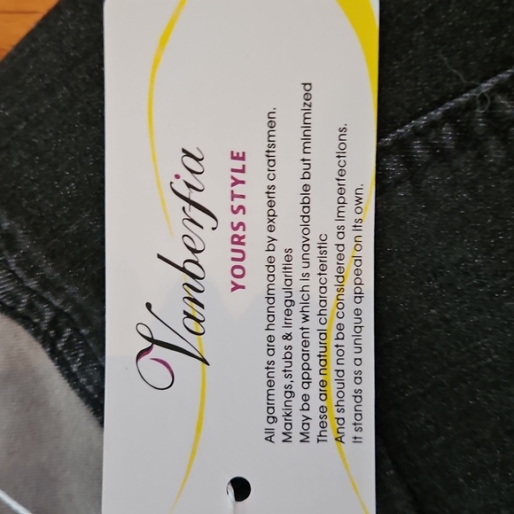 Dark Blue & Gray Patchwork Jeans, Sz XXL Stretch, Skinny, NWT - Picture 11 of 12